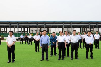 潍坊市委书记、市人大常委会主任惠新安带队对山东广东会gdh健康产业园项目进行观摩点评