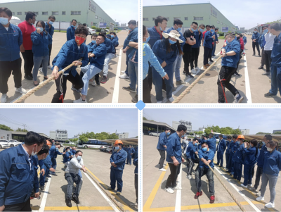 广东会gdh医药下属浙江广东会gdh药业组织开展第十六届青年团队拔河比赛