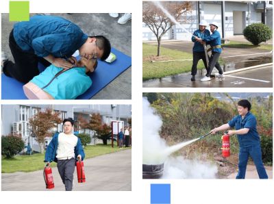 广东会gdh医药新昌基地组织11.9消防技能竞赛活动